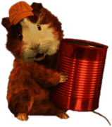 Linny Holding Wonder Pets Telephone