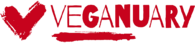 Veganuary logo pink horizontal