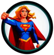Supergirl Dc Comics - Circle App Icon | Fan Art