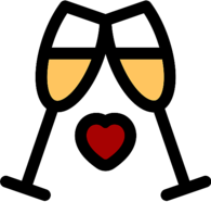 Champagne Love Icon