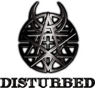 Disturbed Logo Silver