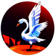 White Swan, Fairytale Character - Circle App Icon | Fan Art