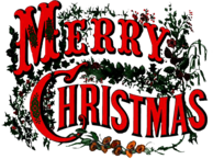 Merry Christmas Vintage Circus Style