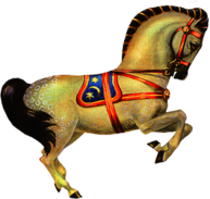 Wooden Horse Carousel