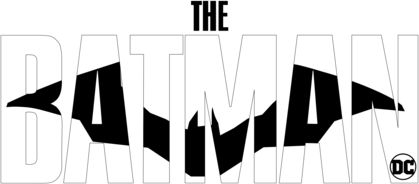 The Batman 2022 logo B&W ver