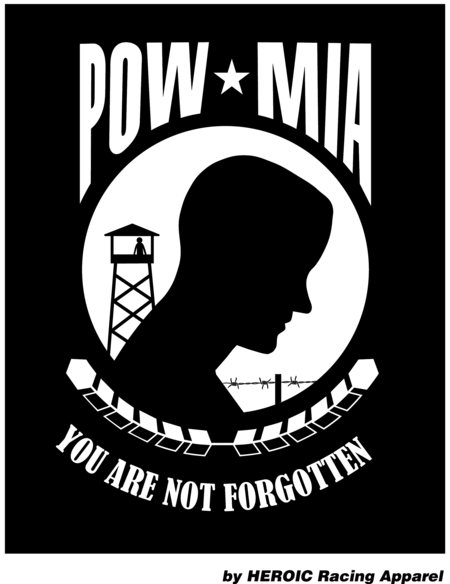 POW MIA  Prisoner of War / Missing in Action