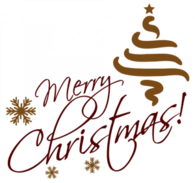 Merry Christmas Gold Red Text
