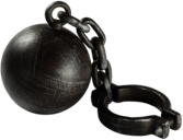 Halloween Ball and Chain
