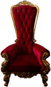 Elegant Red Throne