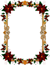 Ornate Christmas Frame