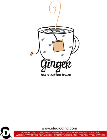 Ginger tea o coffee house