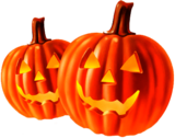 Two Pumpkins Halloween