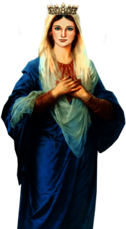 Virgin Mary With Crown