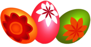 Three Easter Eggs