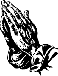 Hands Praying Graphic