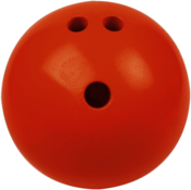 Orange Bowling Ball