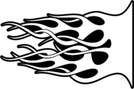 Tribal Flames Tattoo