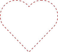 Heart Outline Dotted