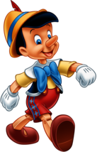Pinocchio Walking Happy
