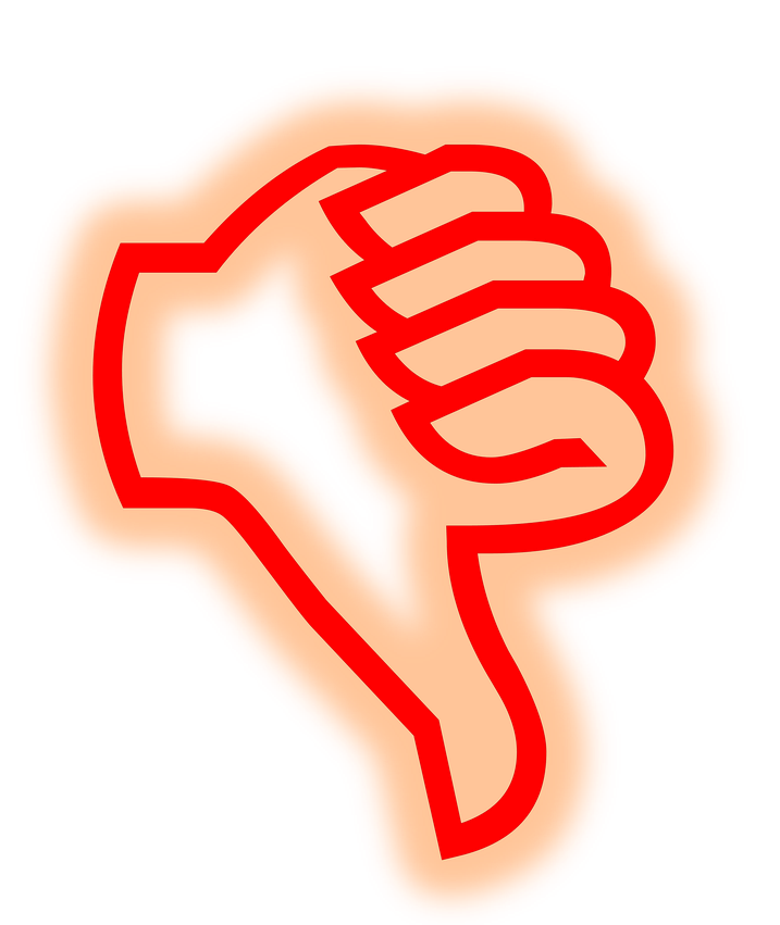 Thumb Down Red Copy