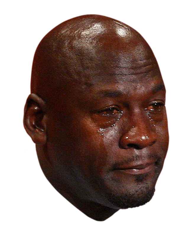 Michael Jordan Crying Face