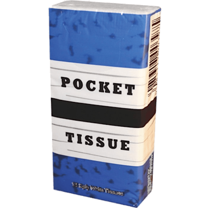 Pocket Tissues Blue
