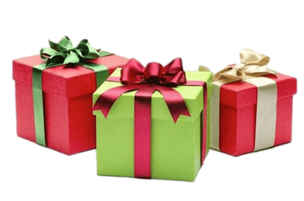 Three Gift Boxes