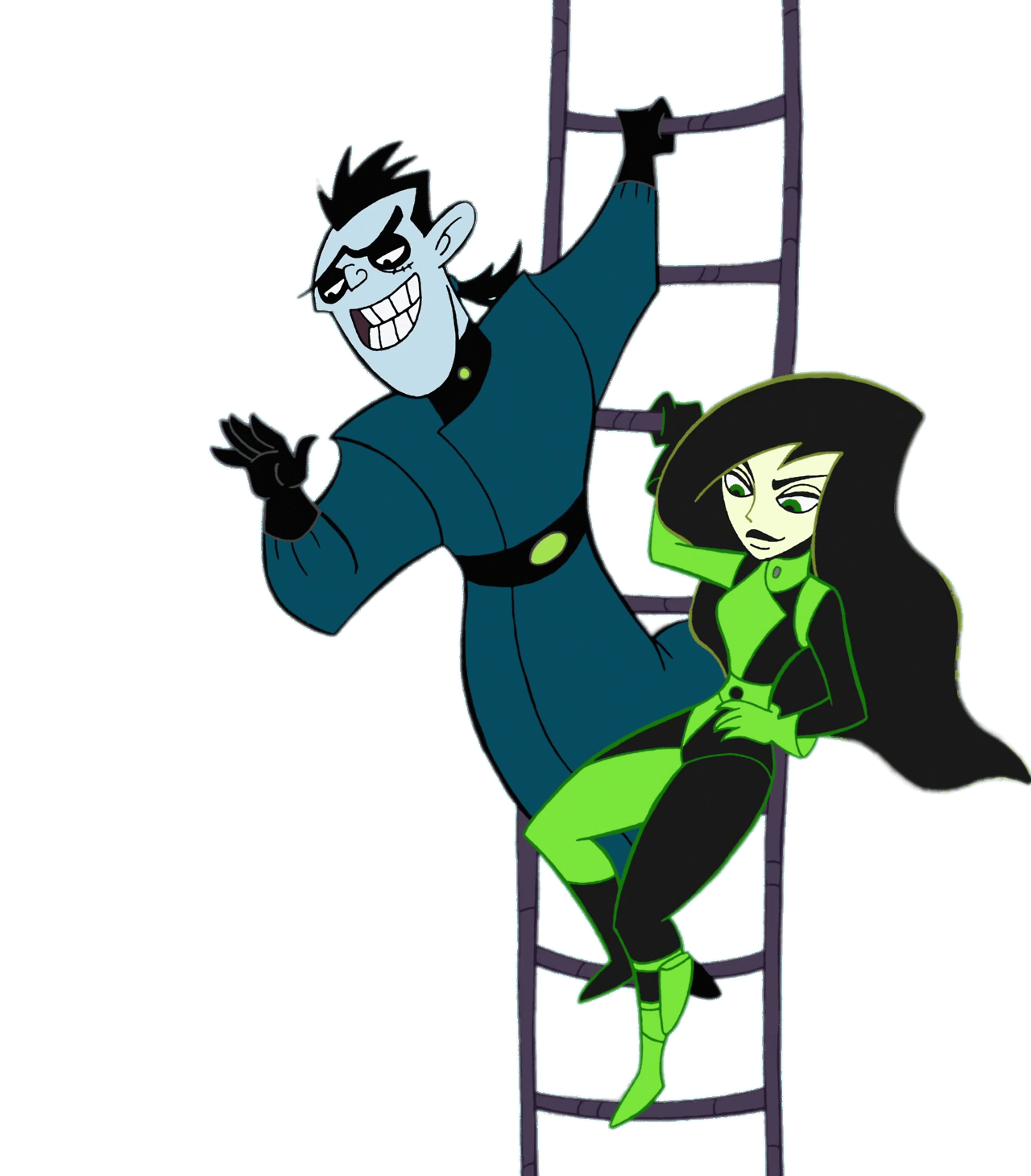 Dr. Drakken and Shego Escaping