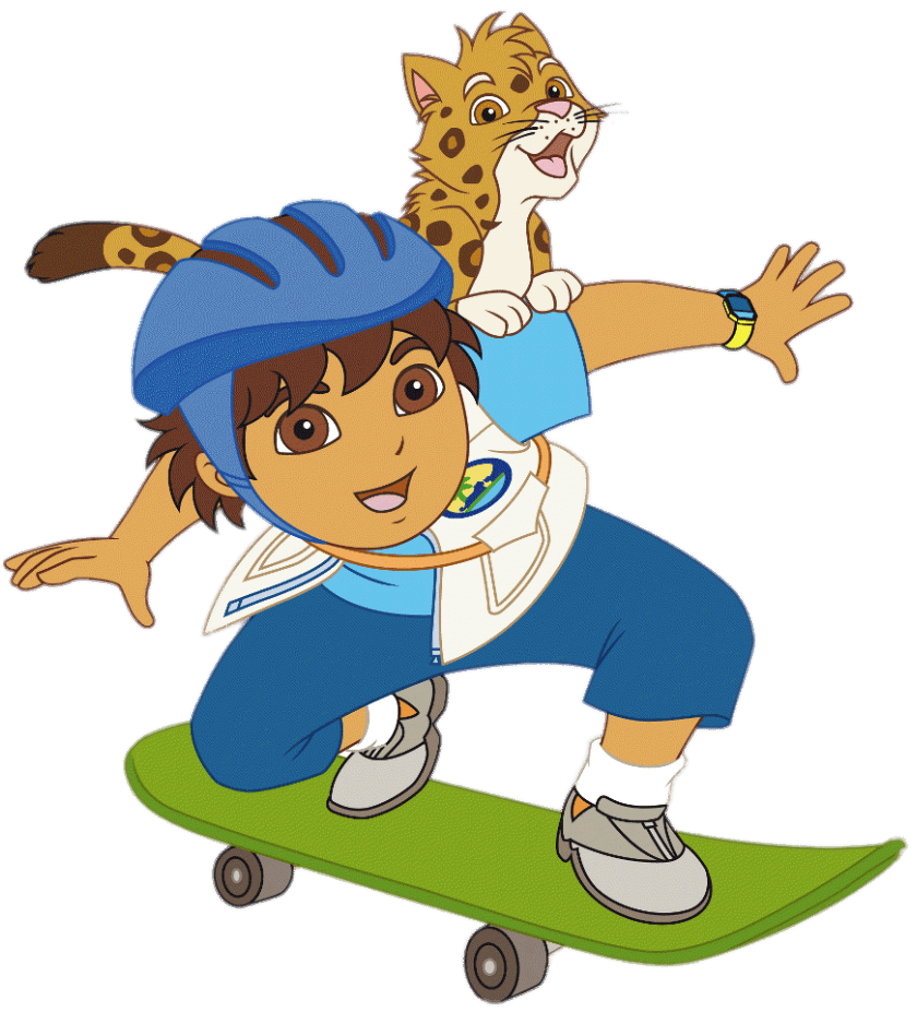 Diego on Skateboard