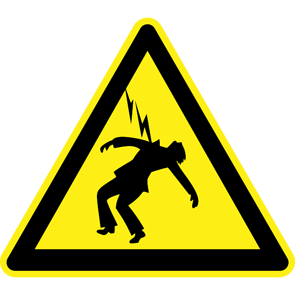Thunder Hazard Warning Sign