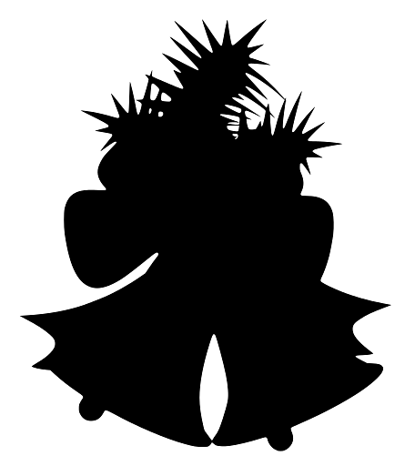 Decoration with Mistletoe and Christmas Bells