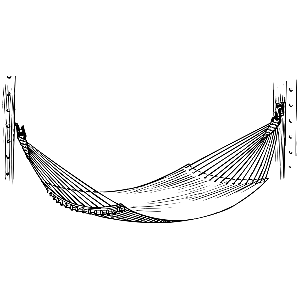 Hammock Vintage Drawing