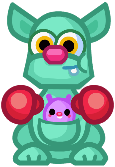 Rooby the Plucky PunchaRoo Front View