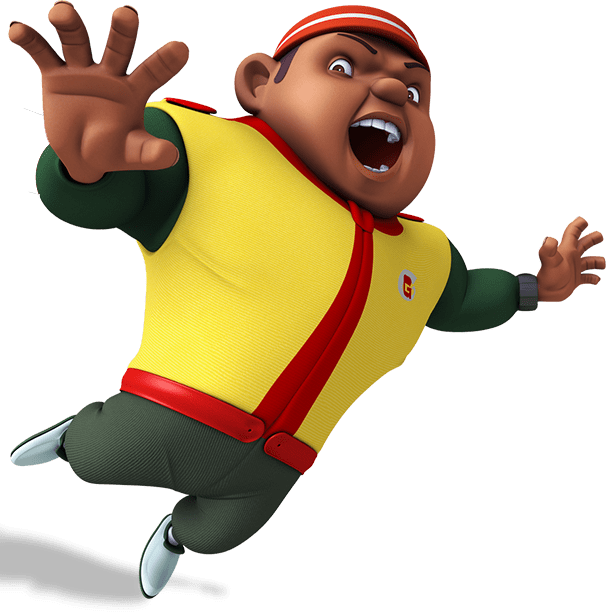BoboiBoy Character Gopal Close Up
