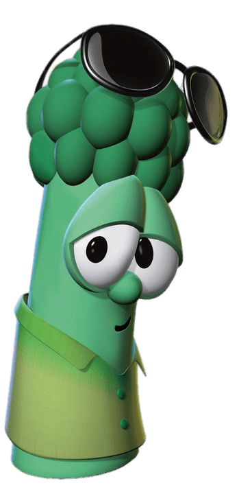 Junior Asparagus Wearing Sunglasses