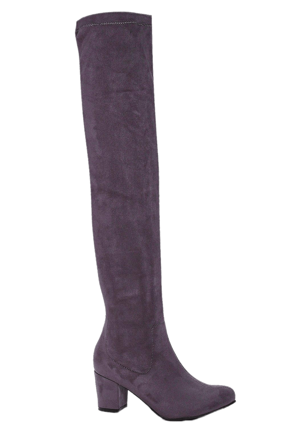 Mauve Knee High Boot