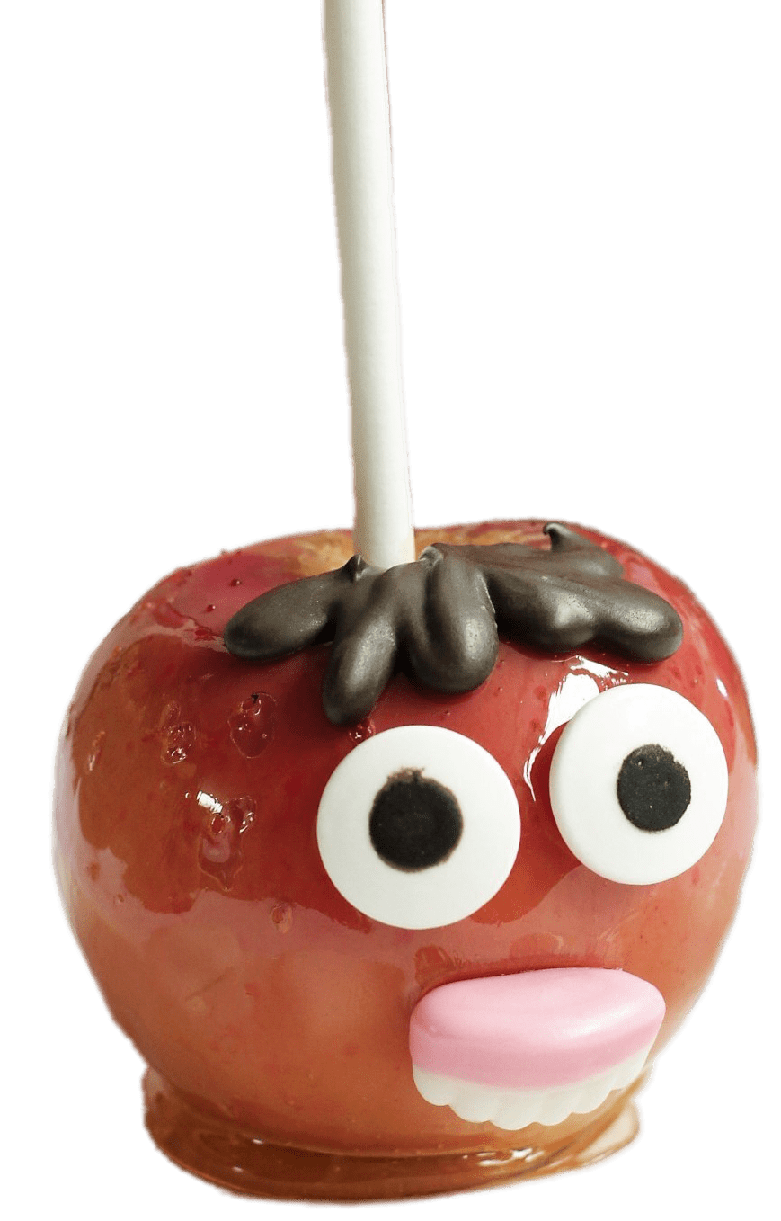 Toffee Apple With A Face