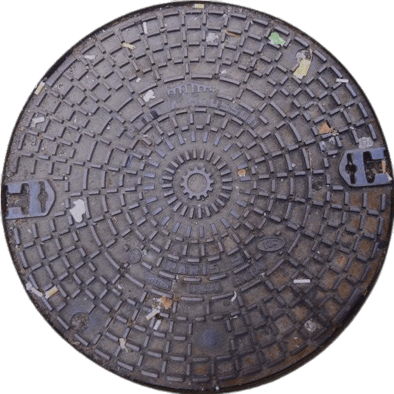 Manhole Cover In Paris