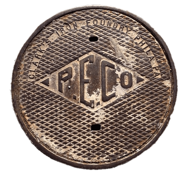 Old PECO Manhole Cover