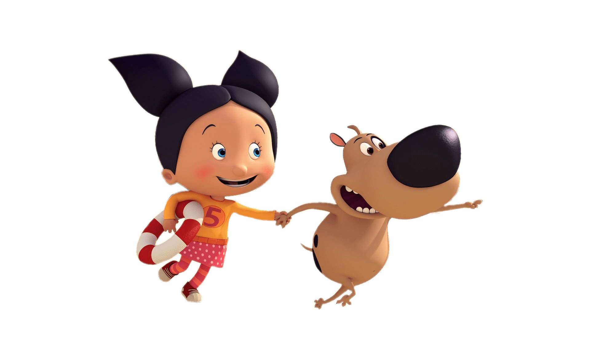 Loopdidoo and Petunia Running