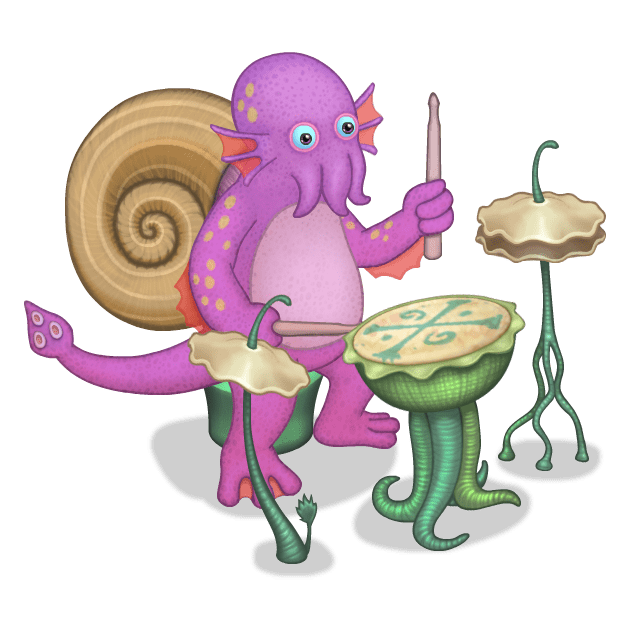 Shellbeat Playing the Drums