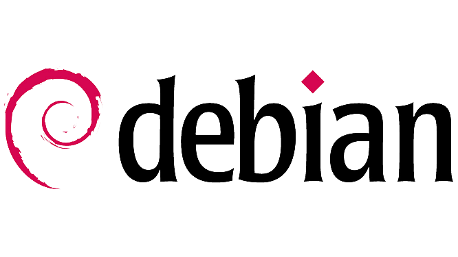 Debian logo landscape