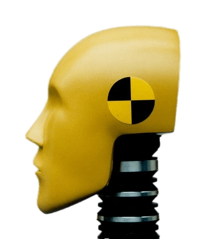 Crash Test Dummy Head