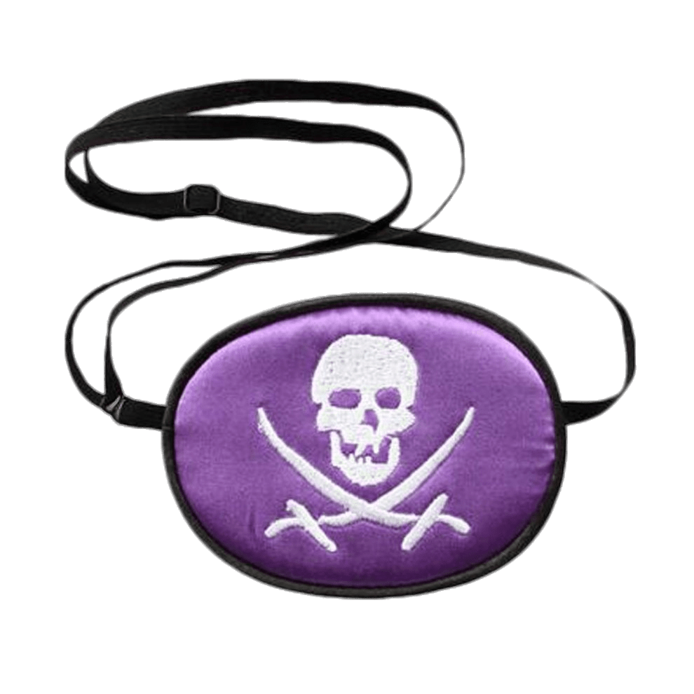 Purple Pirate Eyepatch