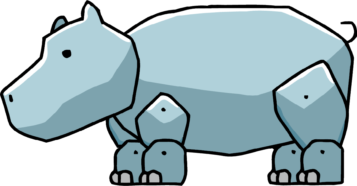 Scribblenauts Hippopotamus