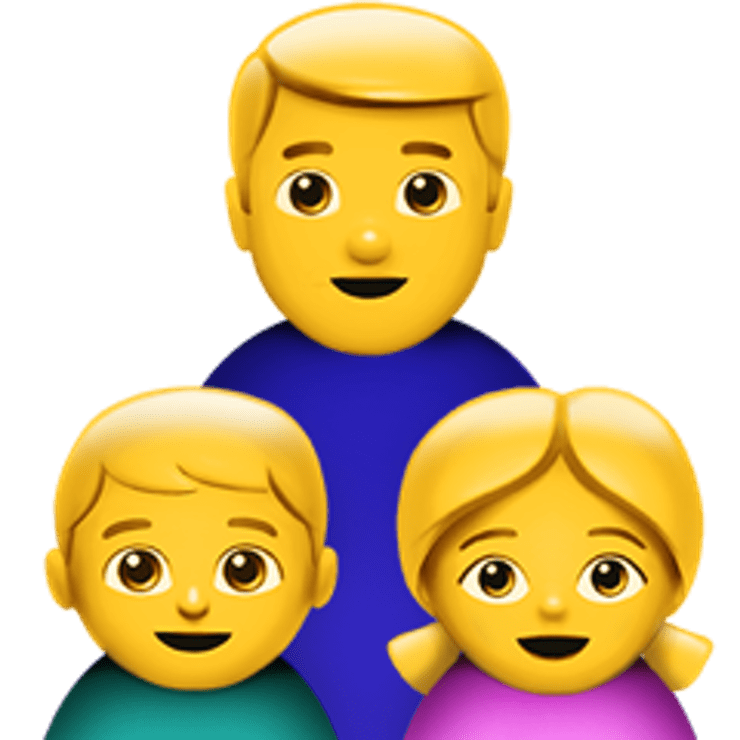 Single Parent Family Emoji