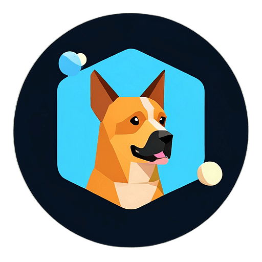 Vet Clinic, Minimalist App Icon - Circle Icon Bevel Border