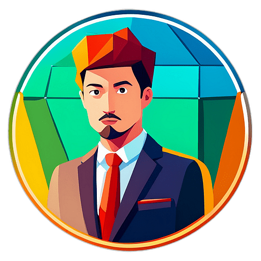 Cybersecurity & Vpn, Minimalist App Icon - Circle Icon Bevel Border