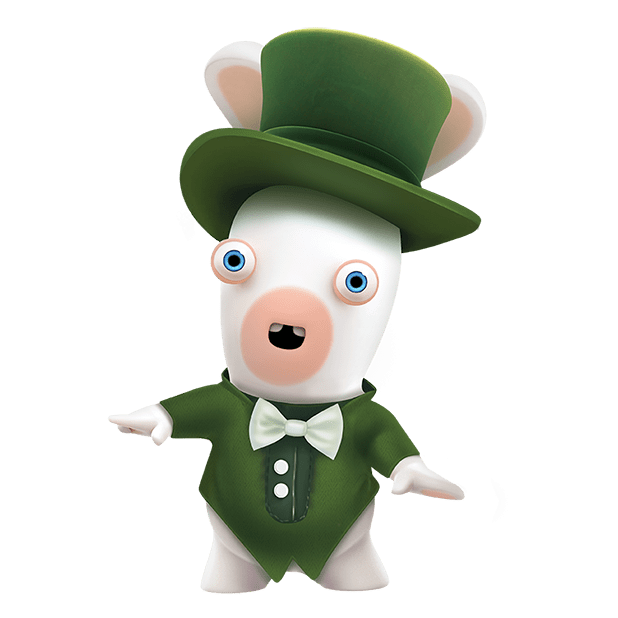 Rabbid In Green Outfit