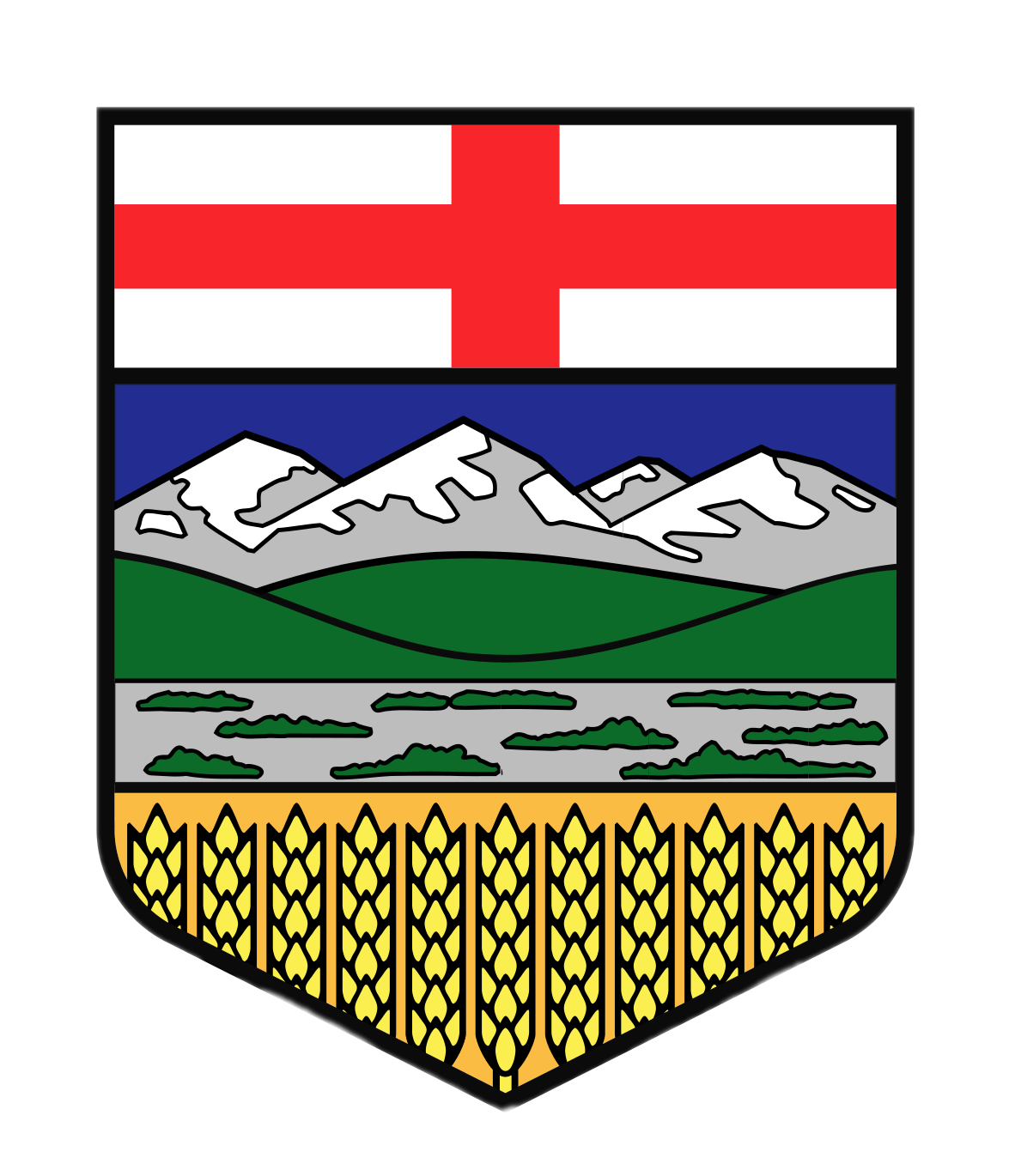 Shield Of Arms Of Alberta